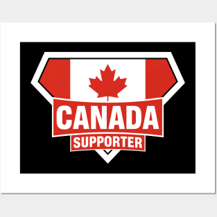 Canada Super Flag Supporter Posters and Art